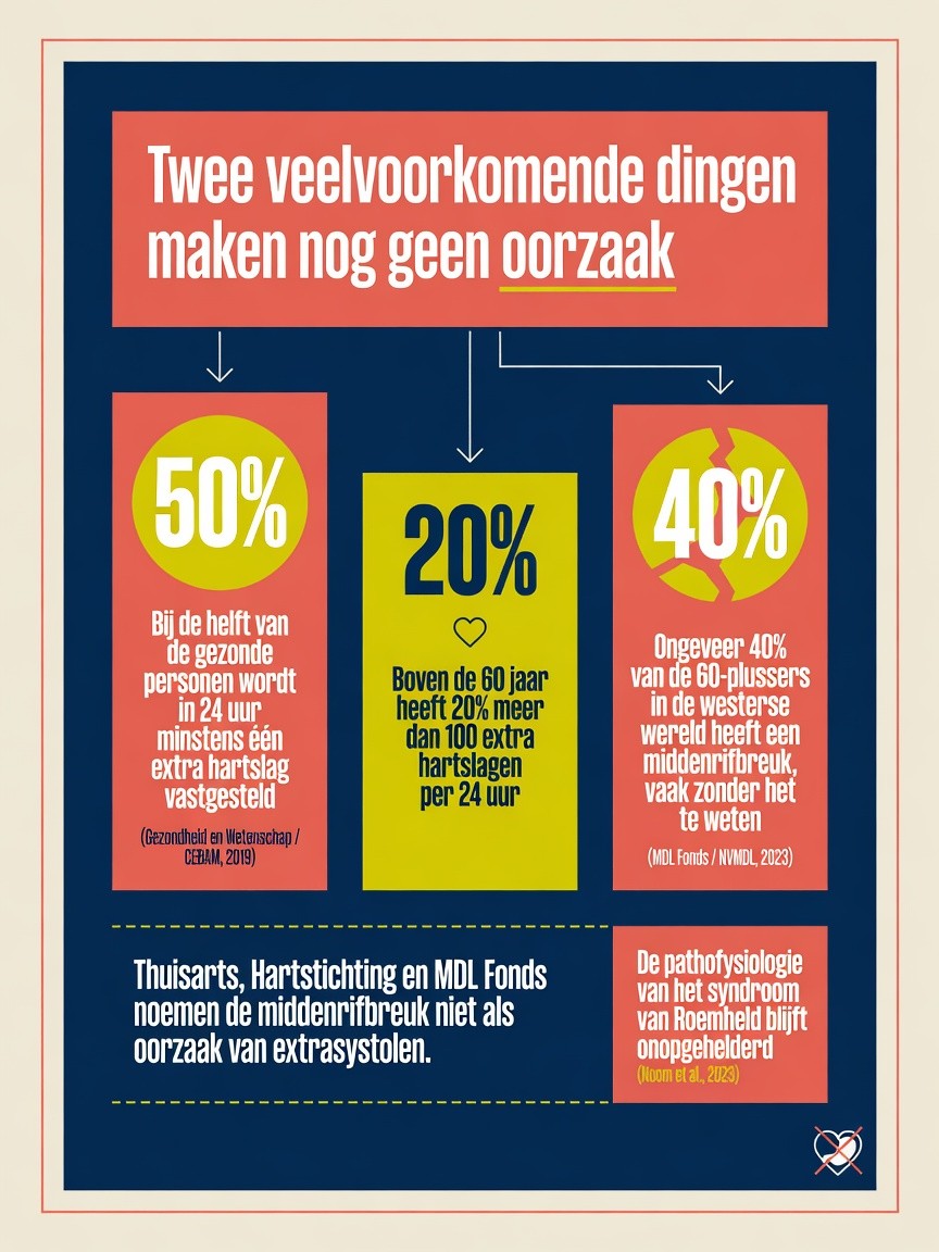 Twee veelvoorkomende dingen maken nog geen oorzaak